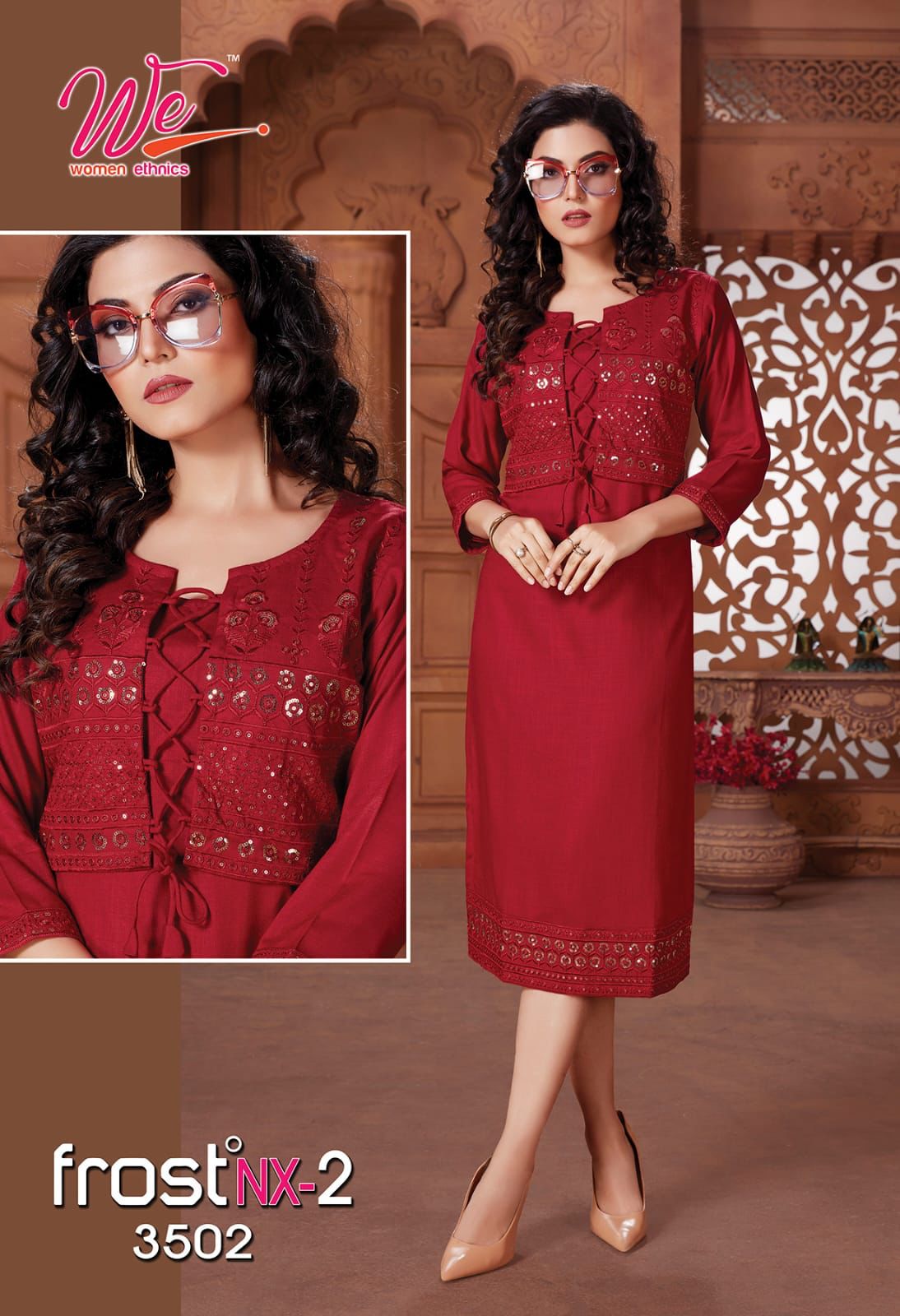 We Frost Nx 2 Ethnic Wear Wholesale Kurti Collection